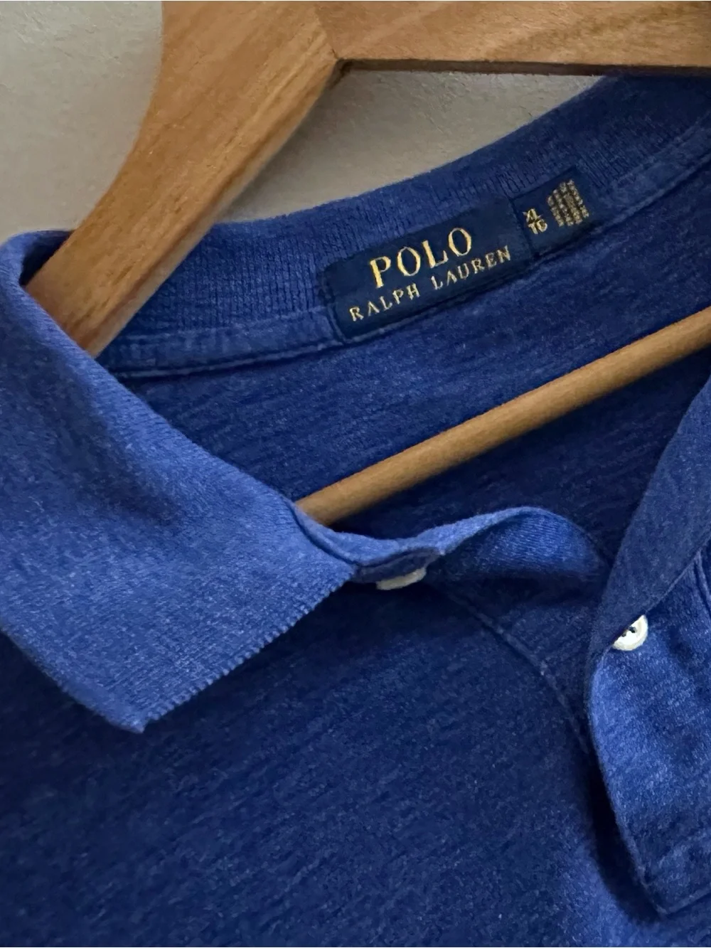 Polo by Ralph Lauren Royal Blue Marble Short-Sleeve Polo Casual Golf Preppy